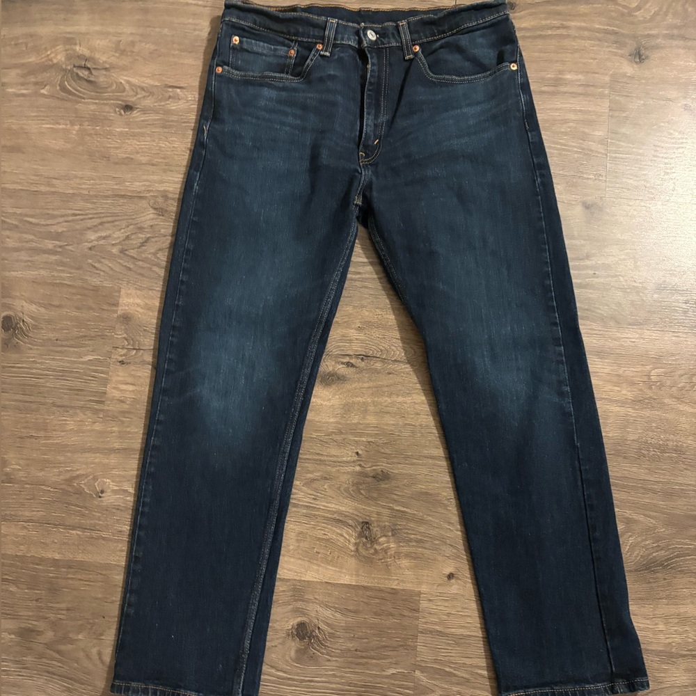 Levi's 505 Blue Jeans - Waist 34 L 30